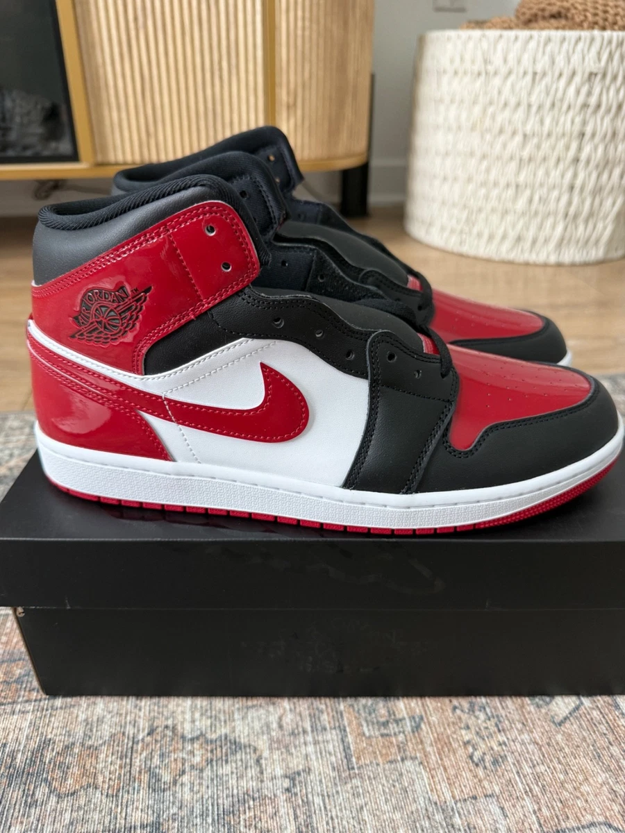 Preços baixos em Jordan 1 Mid Black Red | eBay