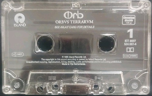 Orb - Orbus Terrarum 1995 UK Island Records ~ ICT 8037 Clear Shell ☆RaRe!☆ - Picture 4 of 5