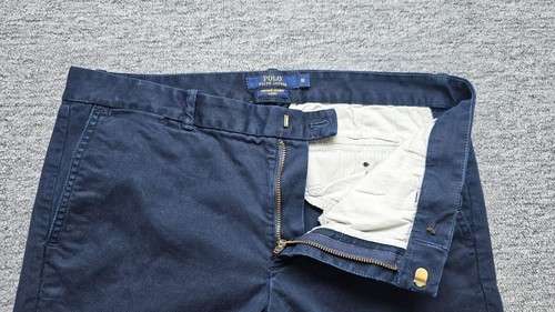 Polo Ralph Lauren Brooke Skinny Chino Pants Women Size 10 Navy Blue Trousers - Picture 4 of 14