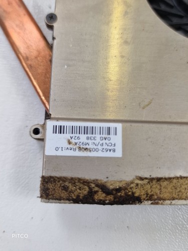 Samsung NP-R730 Laptop CPU Cooling Fan & Heatsink BA62-00500B - Working - Picture 2 of 8