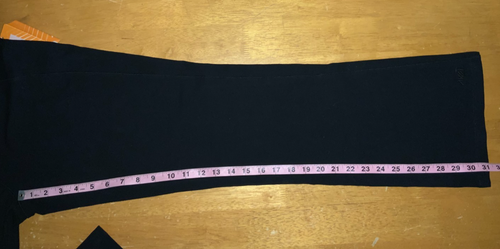 New Marika Balance Collection Cotton Blend Print Waist Yoga Pants M Black NWT - Picture 4 of 4