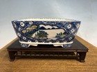 Multi Color Painted Shohin Size Bonsai Tree Pot By Yuki Shoseki 5”
