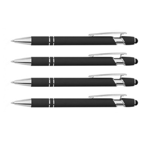 10 Stück Schwarz Kugelschreiber mit Gummi Handgefühl Kugelschreiber Handschrift Stift Teil - Bild 9 von 12