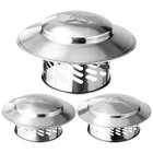 Chimney Cap Flue Caps Fireplace Cover 304 Stainless Steel Chimney Rain Cover