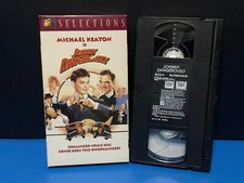 VHS Johnny Dangerously (Fox, 1997) Comedy Michael Keaton Joe Piscapo