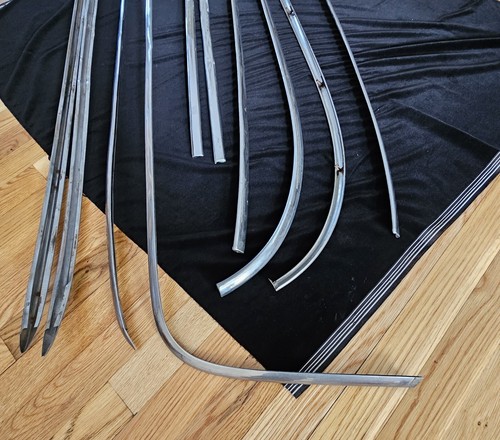 1949 50 CHEVY FLEETLINE Stainless Moulding + Windshield Trim - Picture 3 of 19