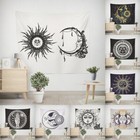 New Moon Tapestry Flannel Japanese Style Hanging Cloth Background Cloth