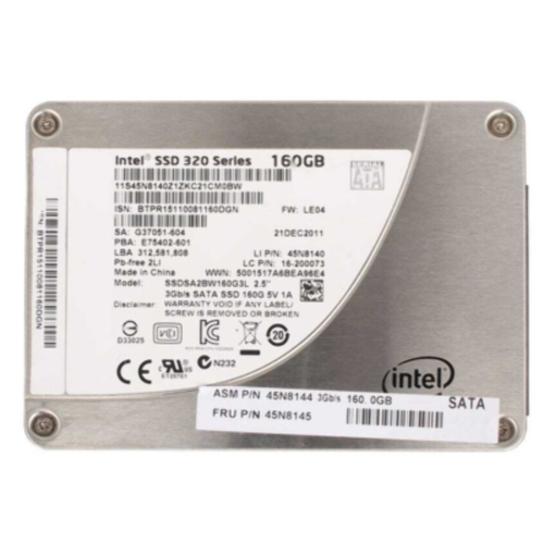 Disque SSD Intel SSDSA2BW160G3L 160 Go SATA - Photo 2/2