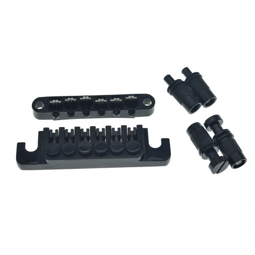 Roller Saddle Tune-O-Matic Bridge and TP-6 LP Stopbar/Tailpiece For Epiphone LP - Picture 10 of 13
