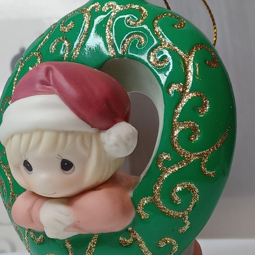 Precious Moments Hanging Ornament Green You Fill My Heart Girl 161028 NIB 2015 - Picture 7 of 15