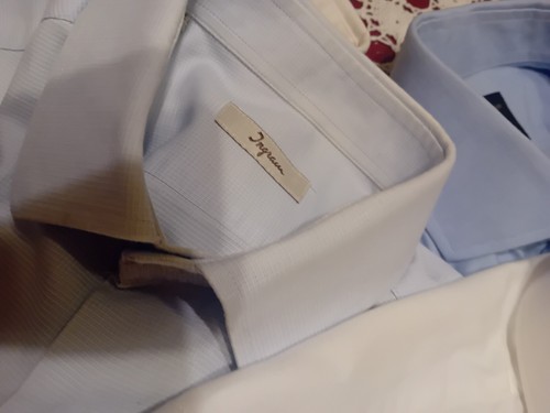 SET 4 CAMICIE DA UOMO DELSIENA INGRAM ZARA DOPPEL GANGER 2 BIANCHE 2 AZZURRE - Foto 4 di 14