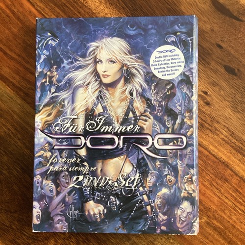 🔥DORO PESCH 2 DVD Set Für Immer🟰2003🟰Warlock Metal Wacken❌no Shirt Ticket Lp❌