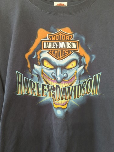 Harley Davidson Joker Long Sleeve T-Shirt Sz XL 🔥🔥 - Picture 2 of 10