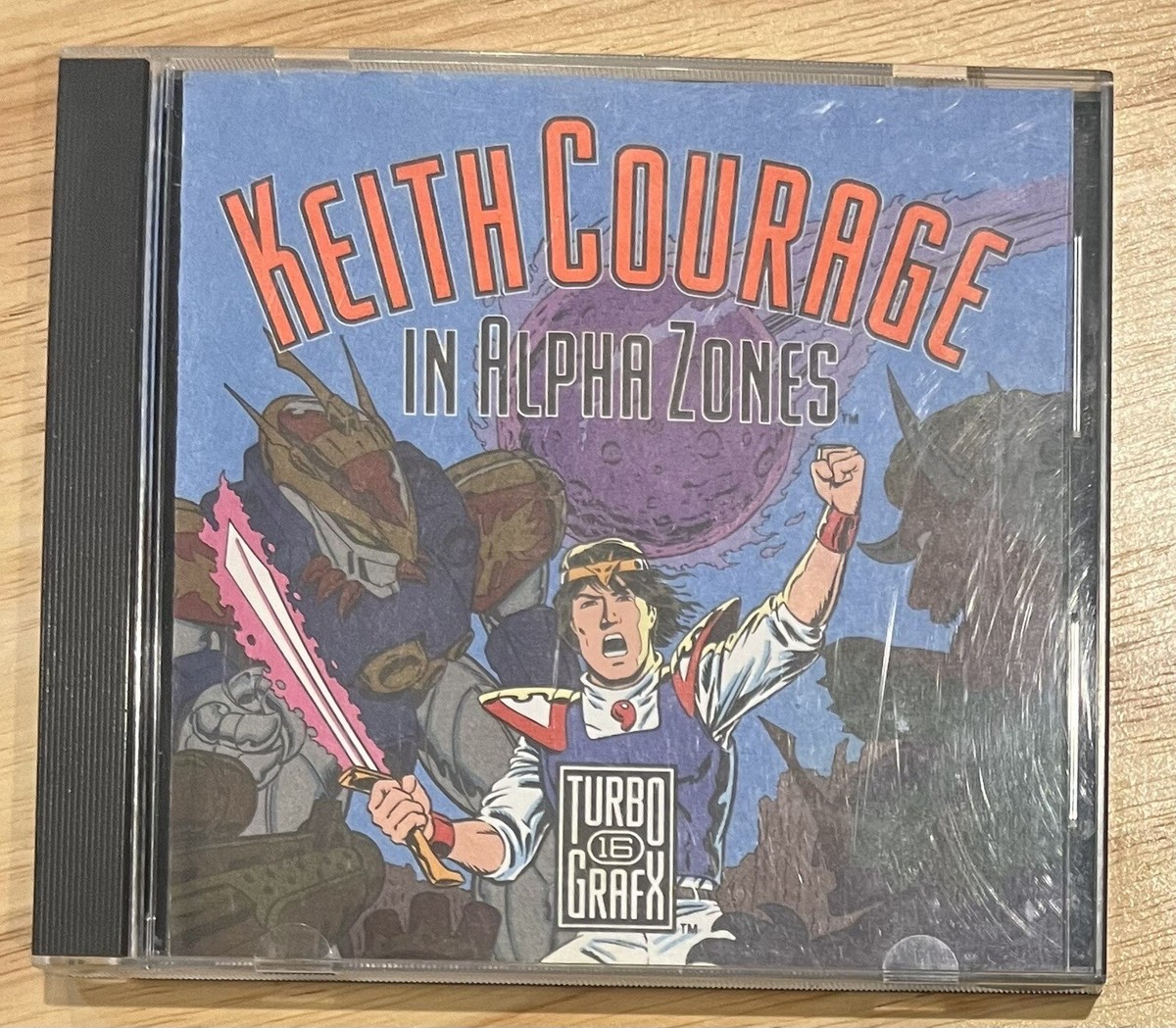 TurboGrafx-16 Keith Courage In Alpha Zones With Mini Comic NO