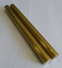 2-1//4/" C360 BRASS ROUND ROD 7/" long Solid H02 Half Hard Lathe Bar Stock