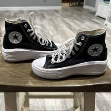 Converse Chuck Taylor All Star Move High Black White W