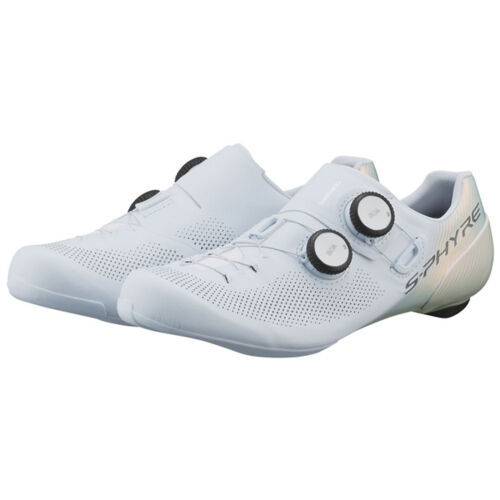 Zapatos para mujer Shimano ROAD ciclismo sin clip RC9 carbono S-PHYRE SH-RC903 Boa blancos - Imagen 3 de 6