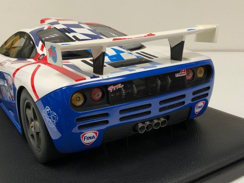 1/12 scale Mclaren F1 GTR 1996 24 H Of LeMans car #38 "FINA " Leather Base - Picture 9 of 11