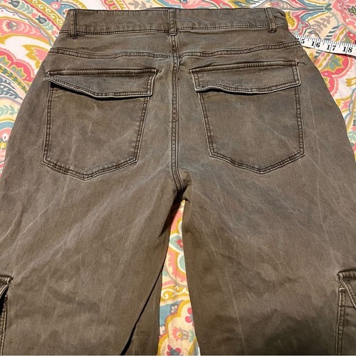 Express Twill Cargo Joggers Olive Green-SZ 10 - Picture 7 of 8