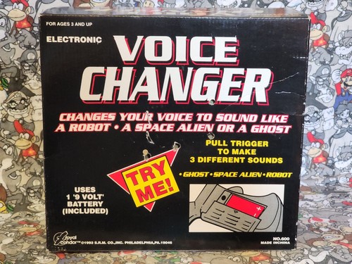 Royal Candor 1993 Voice Changer Spielzeug Megaphon Roboter Alien Ghost Vintage - funktioniert! - Bild 5 von 11