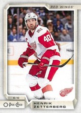 2018-19 O-Pee-Chee #210 Henrik Zetterberg RED WINGS