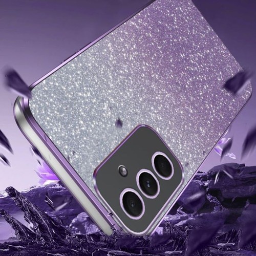 Coque Glitter Bling pour Samsung S25 S24 S23 A55 A35 Placage TPU Housse Femme Fille - Photo 10/14