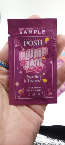 x25 Perfectly Posh Face Body Serum Samples 5 Plump Jam 20 Smooth Operator - Picture 2 of 5