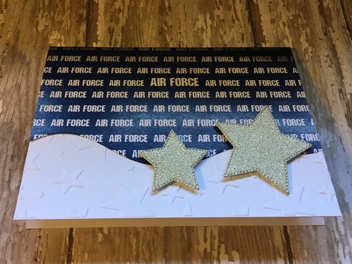 US Airforce  handmade notecards. Party invitations, boot camp, thinking of you - Picture 4 of 11