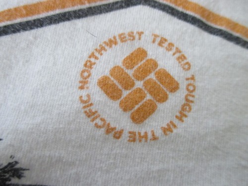 Columbia Sportswear Mens White Short Sleeve T Shirt, Med, Pacific Trail Off Road - Picture 5 of 8