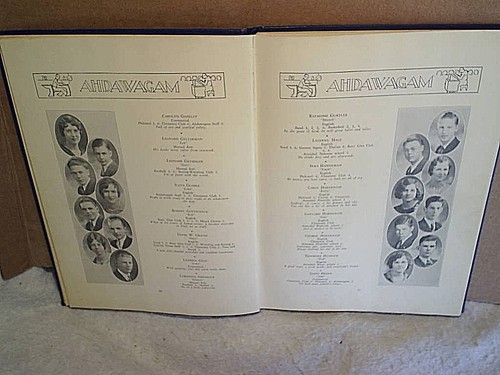 1931 WISCONSIN RAPIDS LINCOLN HIGH SCHOOL YEARBOOK Ahdawagam,red raider football - Picture 7 of 9