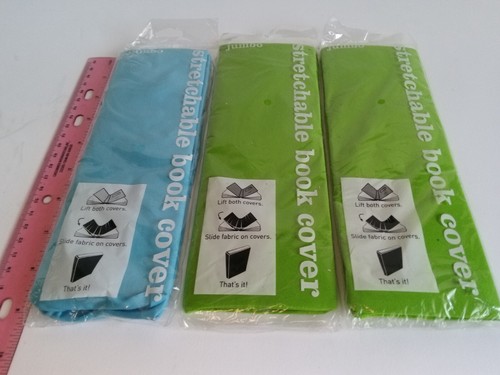 Jumbo Polyester Stretchable/Washable Nylon and Polyester Book Covers - NEW - Picture 2 of 7