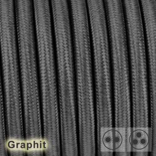 5 Meter 10 Meter Textilkabel Stoffkabel Pendelleitung Lampenkabel 2 - 3 adrig - Bild 21 von 39