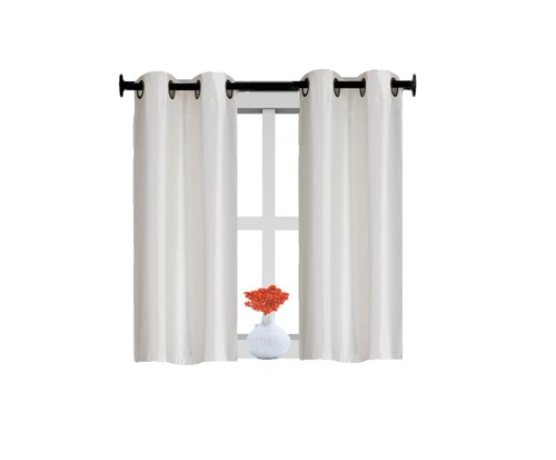2 PANELS Bedroom Half Window Curtain & KITCHEN WINDOW TIER 36" BLACKOUT D24 - Picture 29 of 81