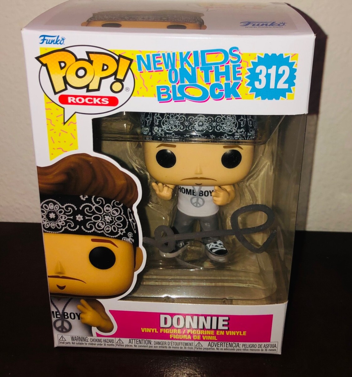 Donnie Wahlberg New Kids On The Block #312 Signed Funko Pop PSA