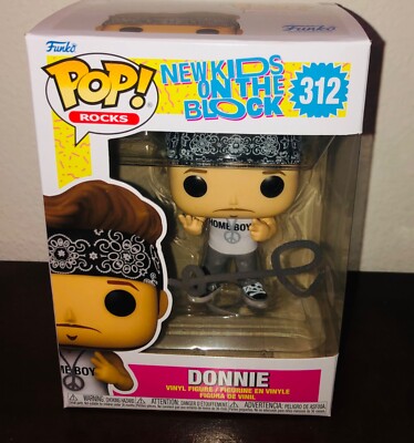 Donnie Wahlberg New Kids On The Block #312 Signed Funko Pop PSA