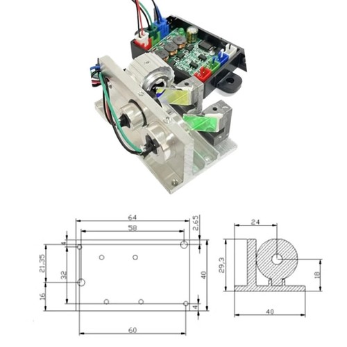 200mW RGB Stage Lighting Laser White Colorful Light with Driver TTL Analog - Picture 4 of 5
