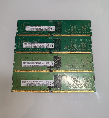 OEM HP/SK hynix 32GB (8GBx4)PC4 3200MHz UDIMM 288 PIN HMAA1GU6CJR6N-XN