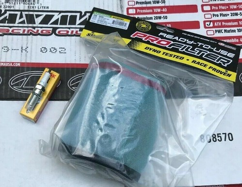 Suzuki King Quad 400 Tune Up NGK Spark Plug & Maxima Air Filter LT-A400 LT-A400F - Picture 2 of 3