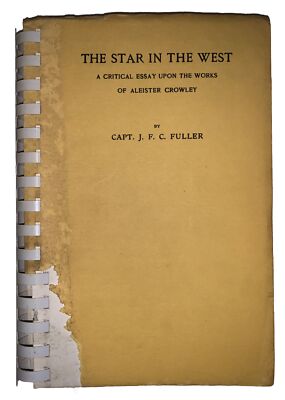 洋書 Literary Interest STAR IN THE WEST ESSAYS ON ALEISTER CROWLEY, J F C FULLER