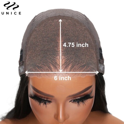 Go Glueless Lace Wig 6x4.75 / 7x5 Pre Cut Lace Closure Wig Human Hair Water Wave - Bild 9 von 17