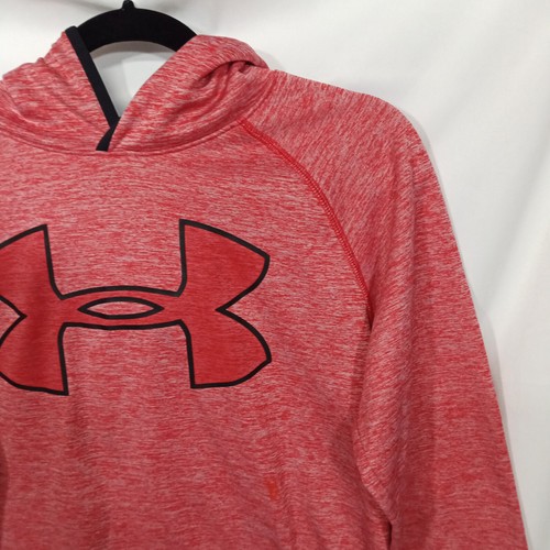 Felpa con cappuccio Under Armour Youth taglia XL felpa logo anteriore atletica rosa difetti - Foto 7 di 7