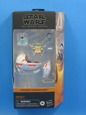 Star Wars The Mandalorian Grogu Pram 6" Action Figure 2022 Black Series Hasbro