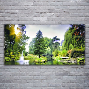Leinwand-Bilder Wandbild Canvas Kunstdruck 120x60 Wald Natur