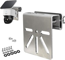 WiTi Gutter Mount Stainless Steel Bracket for Eufy Security SoloCam S340, Sol...