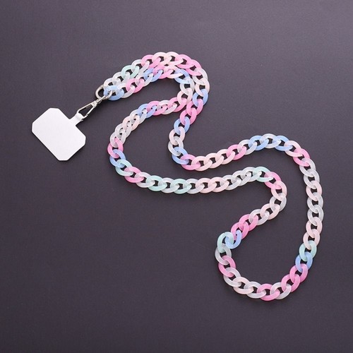 Long Phone Strap Anti-lost Lanyard Phone Crossbody Acrylic Chain Phone NeckStrap - Photo 15 sur 21