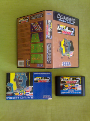 Videogame WORLD CHAMPIONSHIP SOCCER 2 Sega Mega Drive Megadrive Genesis Pal Ver 