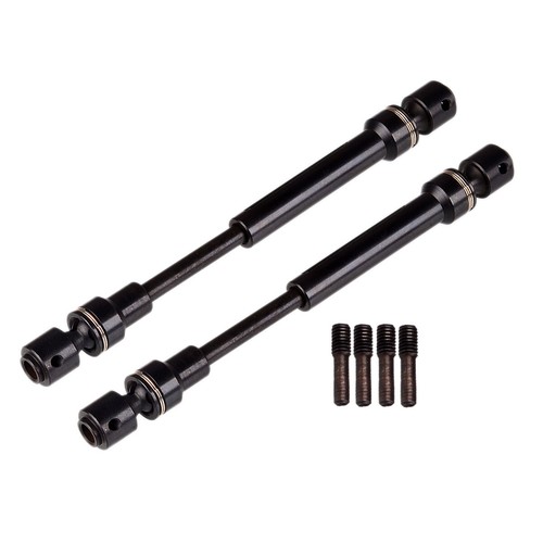 Cardanas de acero 1:10 103-134 mm para radiocontrol axial SCX10 Wrangler AX80084 AX30784 AX30785 - Imagen 2 de 4