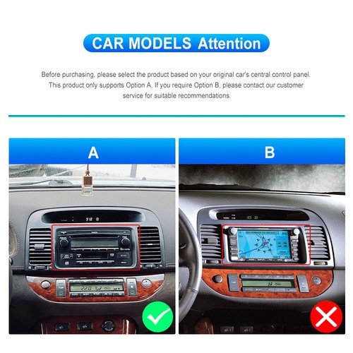Apple Carplay For Toyota Camry 2000-2006 Car Stereo Radio Android 15 GPS Nav 64G - Bild 3 von 19