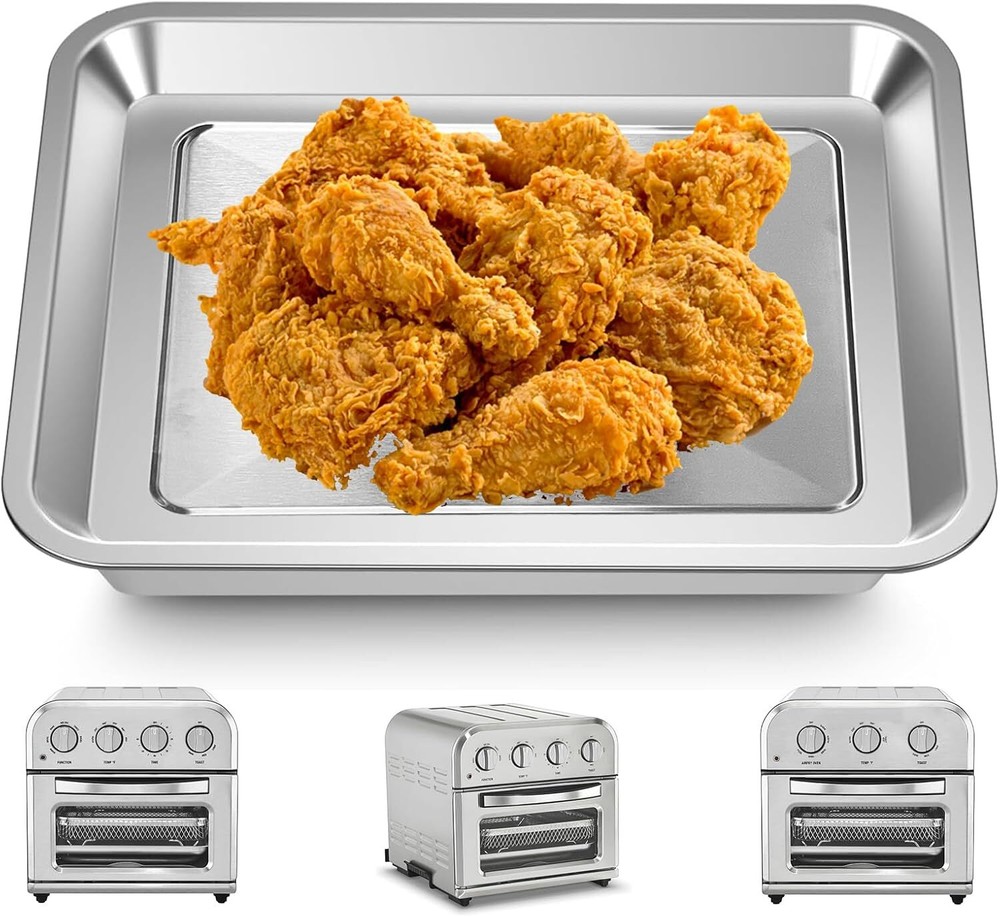 Air Fryer Toaster Oven Accessories for TOA29 28 AFR-25 Compatible with 10.7×9.8 Inch Pans