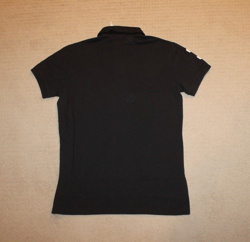 NUEVO Polo Ralph Lauren Grande y Alto Big Pony Calce Clásico Camisa Negra TALLA LT - Imagen 6 de 6